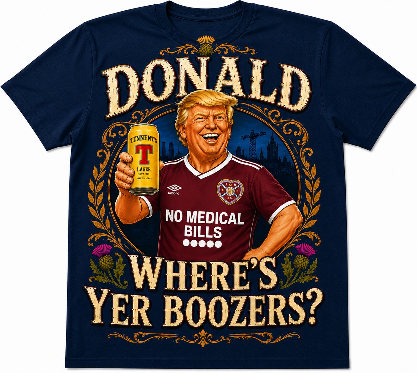 Donald – Where’s Yer Boozers? Hearts Edition